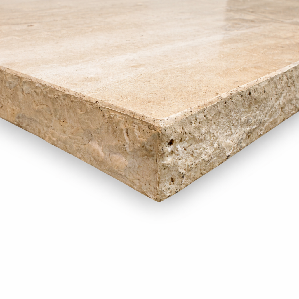 MId-Century Travertine Coffee Table