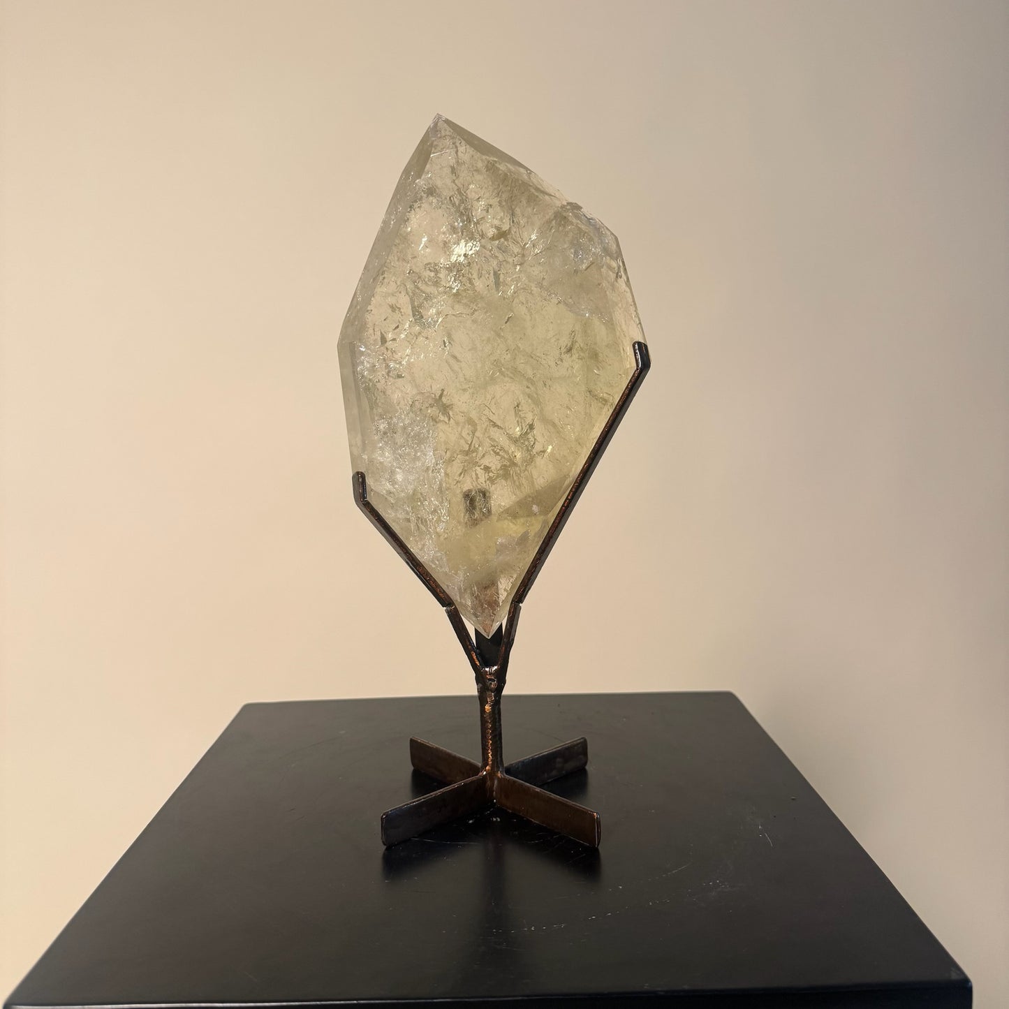Citrine Crystal Slab on Stand