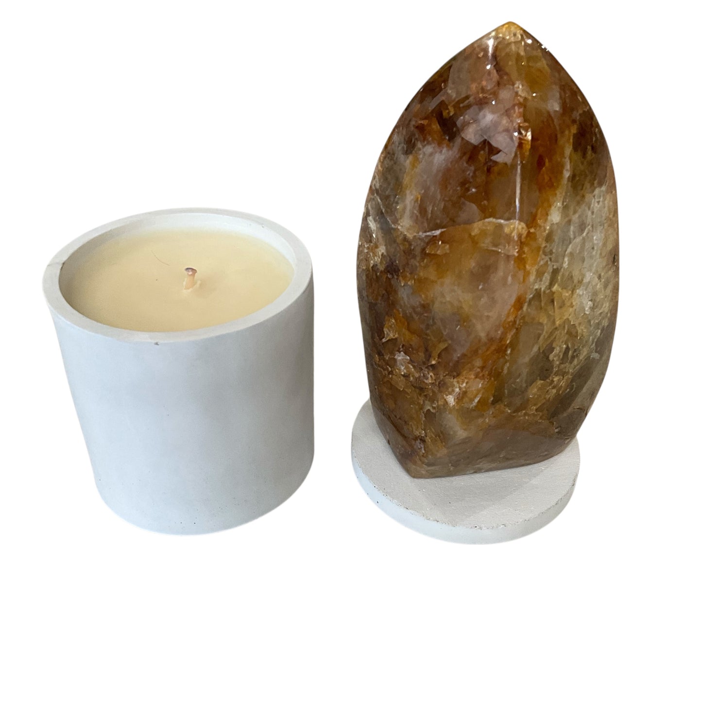 Hematoid Crystal Lid Gardenia Candle