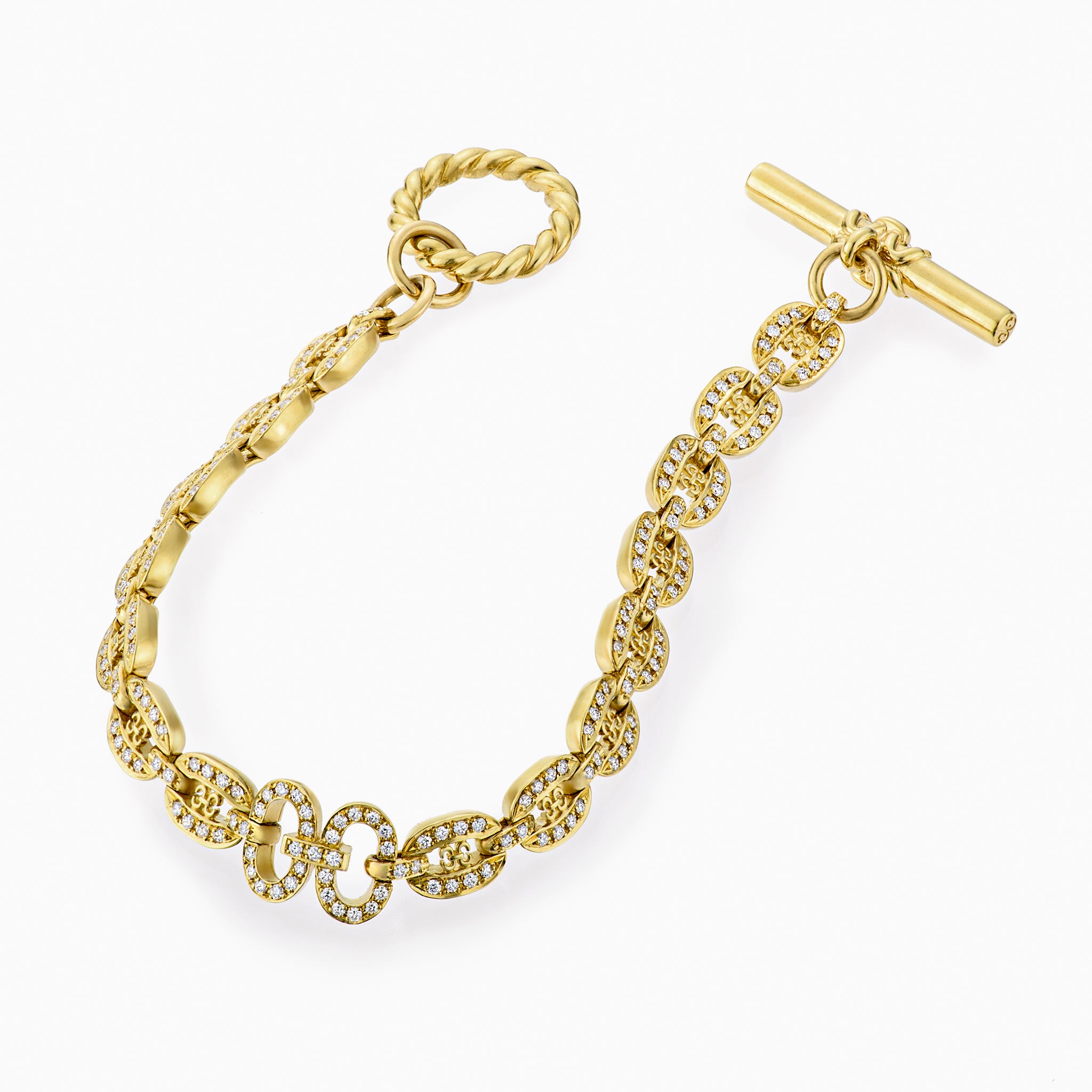 Links Chain Yellow Gold Bracelet – churchboutique