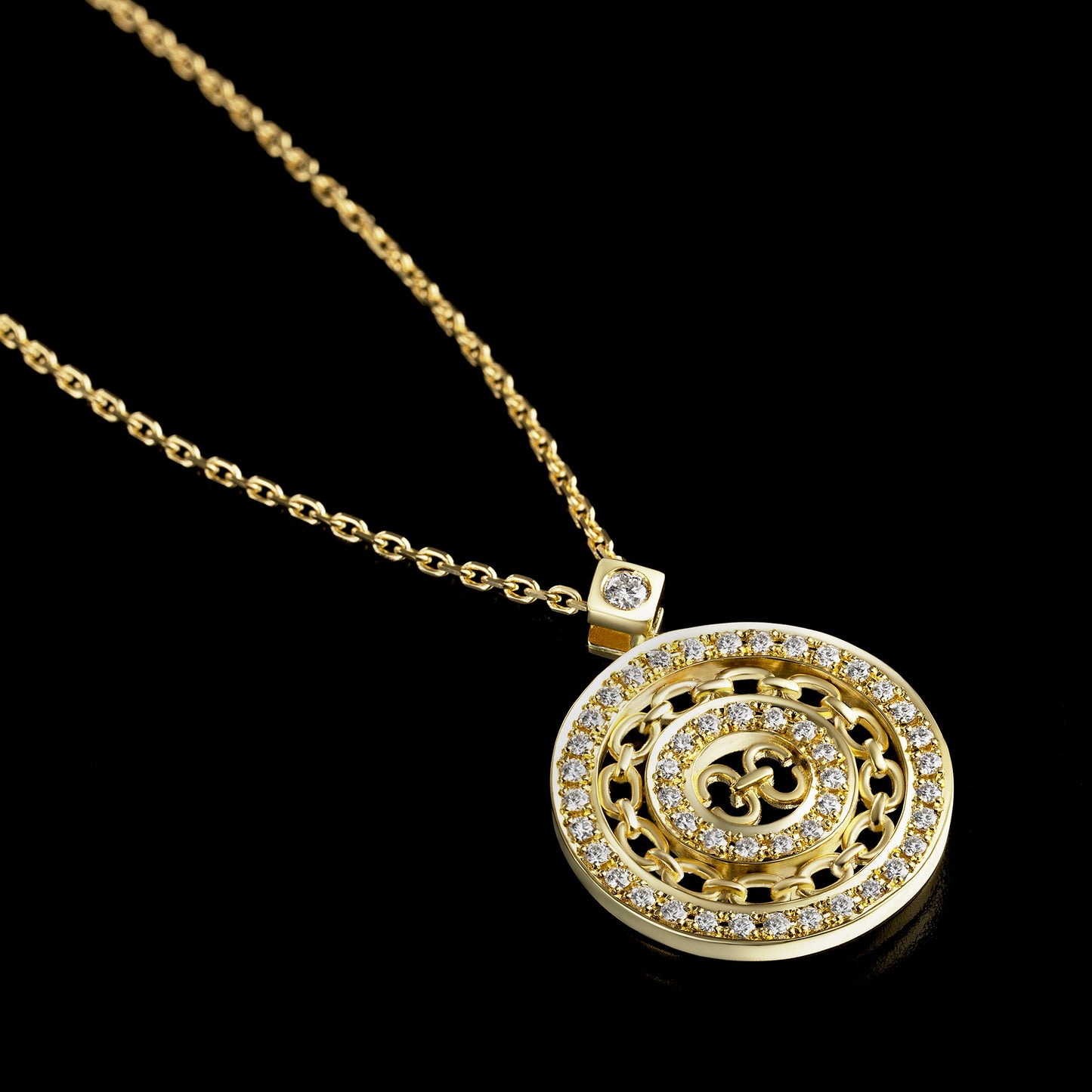 Links Timeless Yellow Gold Necklace