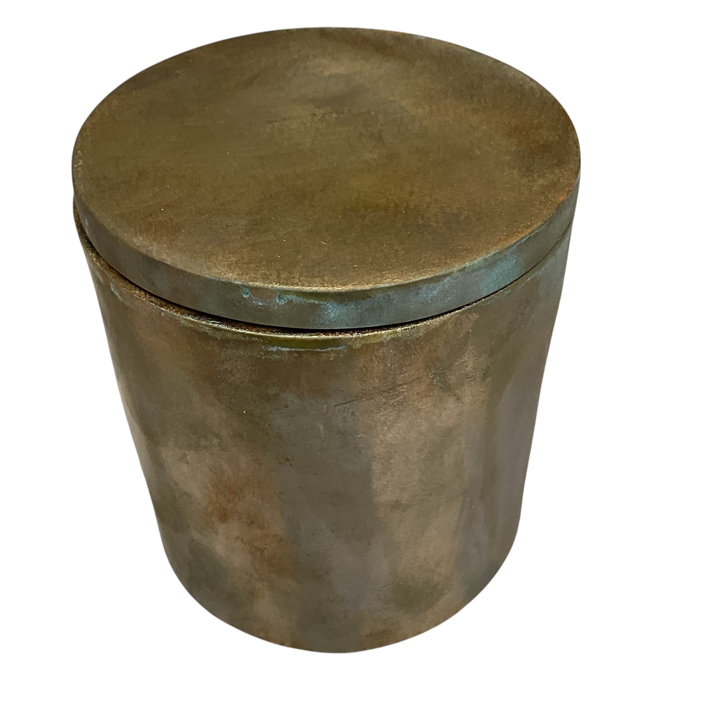#C Solid Bronze Gardenia Candle with Lid