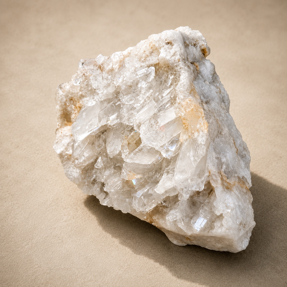 Quartz Crystal Cluster with Generators