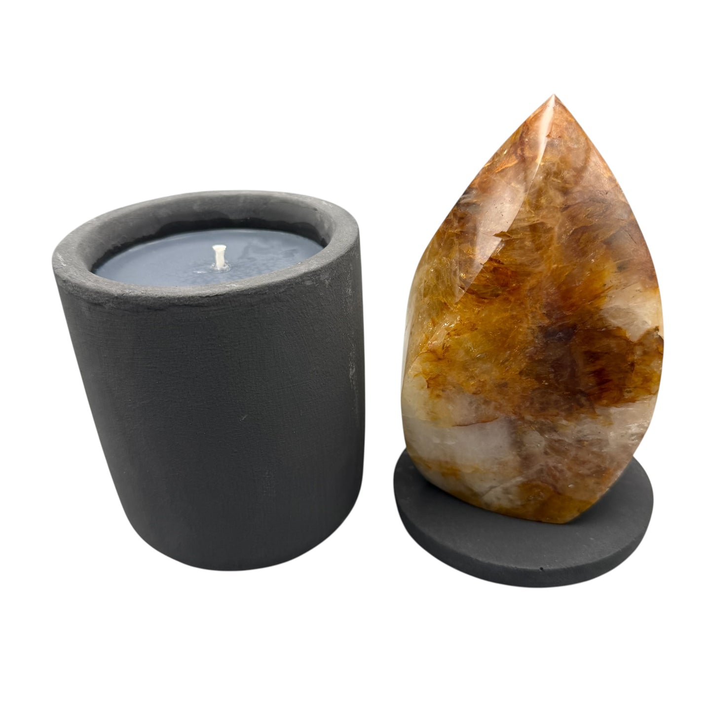369 For House of Nulla Black Rose Candle with Golden Healer 12