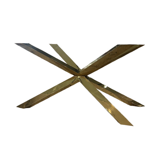 Brass “X” Table Base