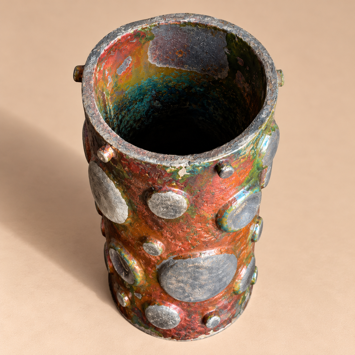 Artisan Brutalist Pottery Vase