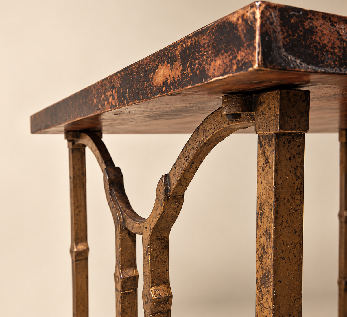 Pair of Aldo Tura Goat Skin Side Tables