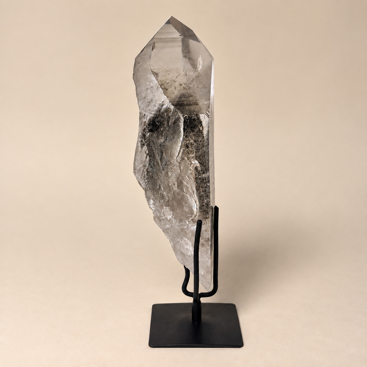 Phantom Quartz Crystal Generator on Metal Stand