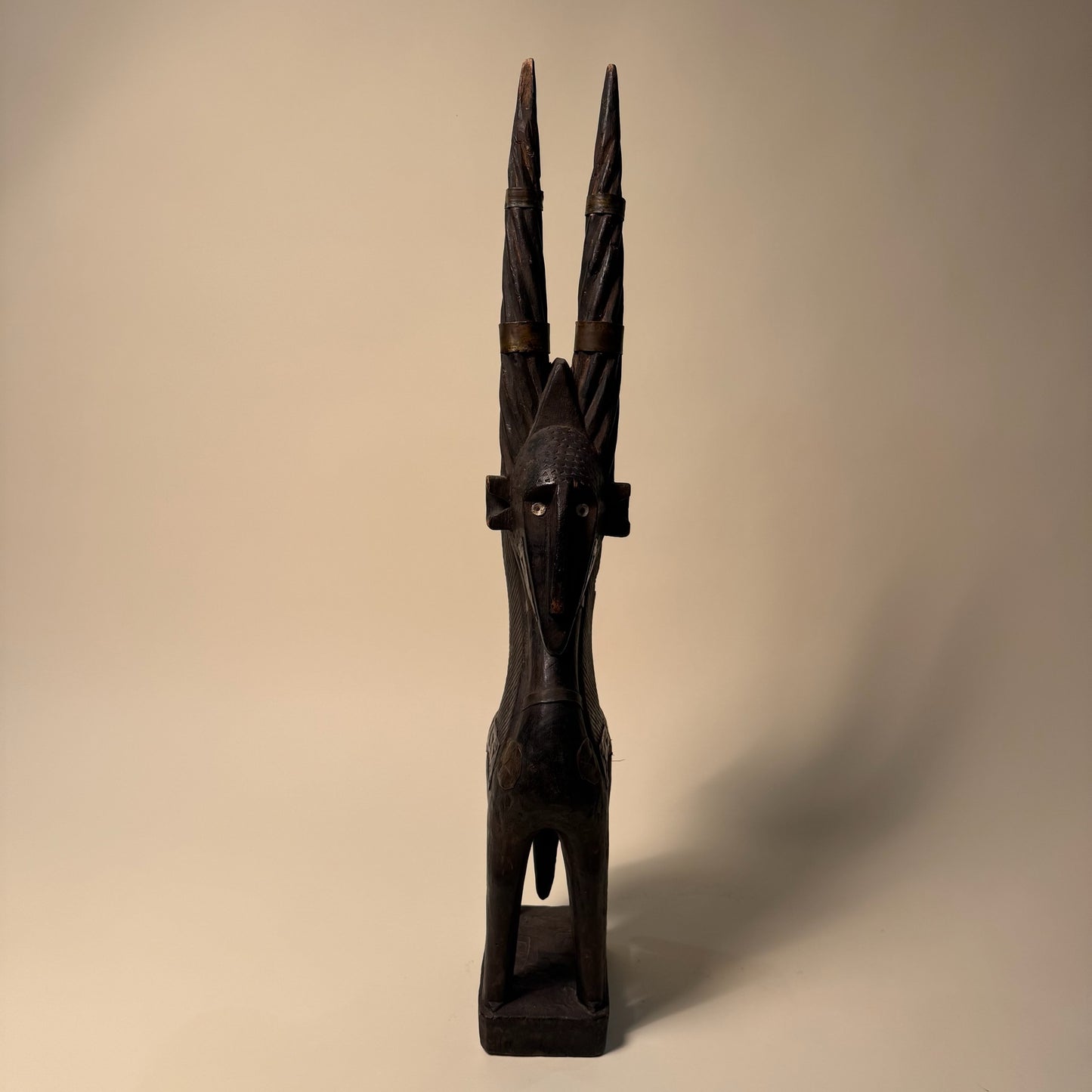 African Bamana Antelope Figure