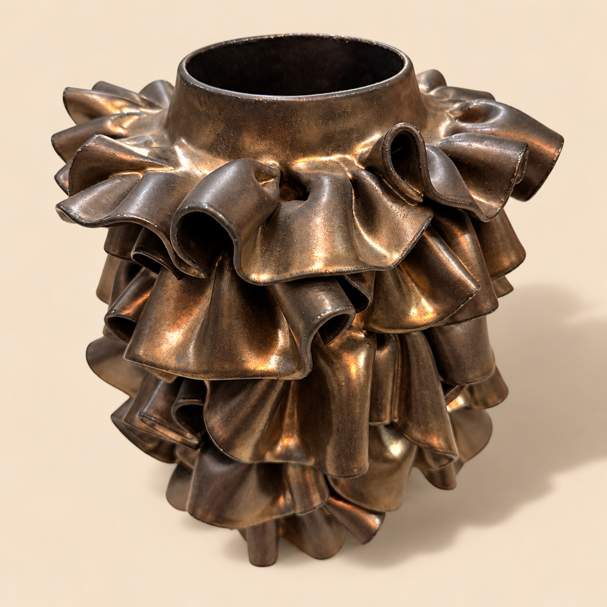 Ruffled Vase