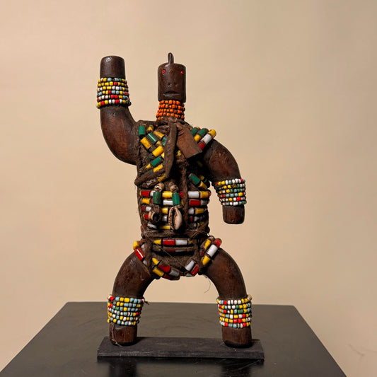 Namji Fertility Doll with Green and Yellow Beads