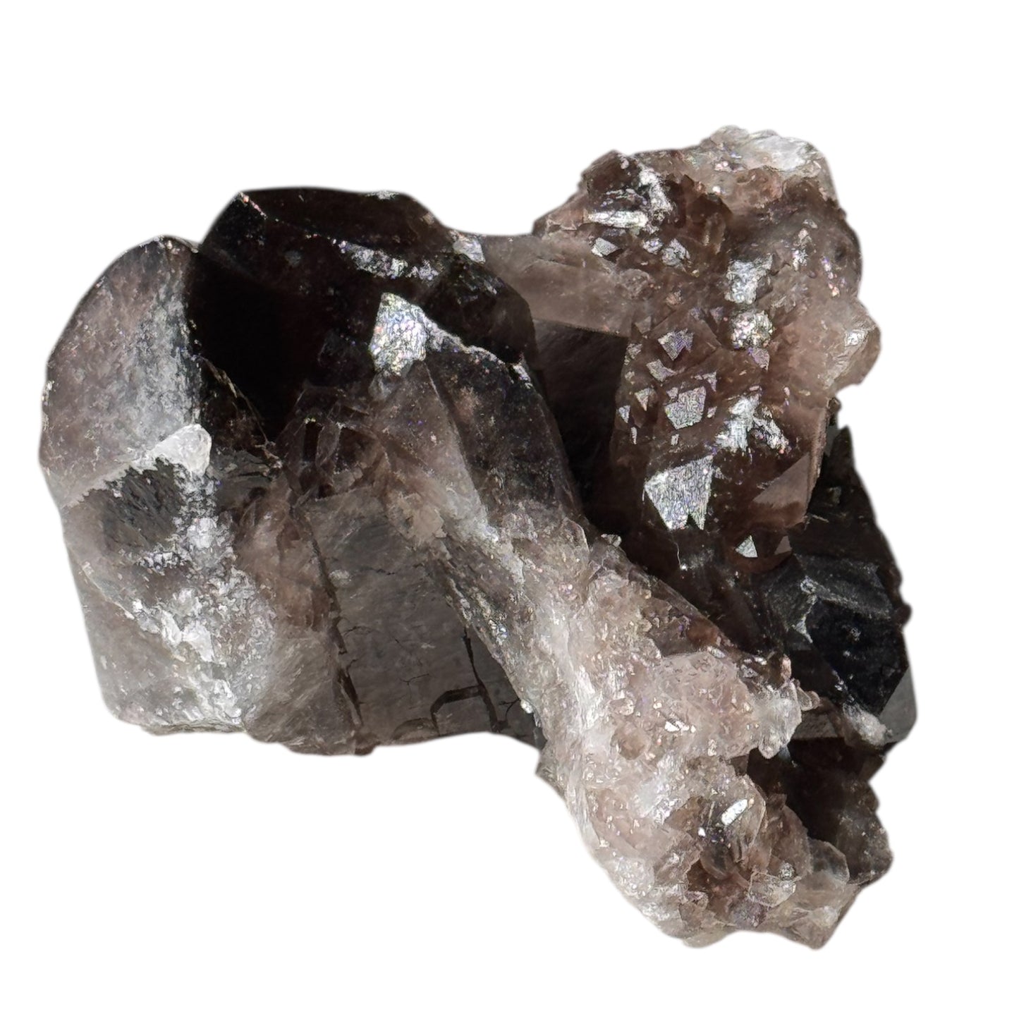 Smoky Quartz Abstract Generators Cluster