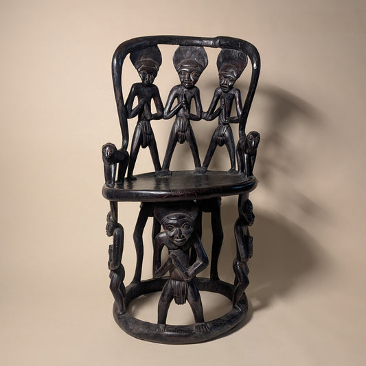 Bamalake Hand Carved Chair/Throne
