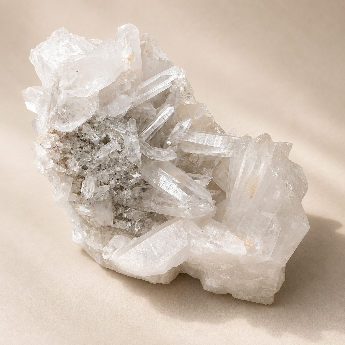 Quartz Crystal Generator Free-Standing Cluster