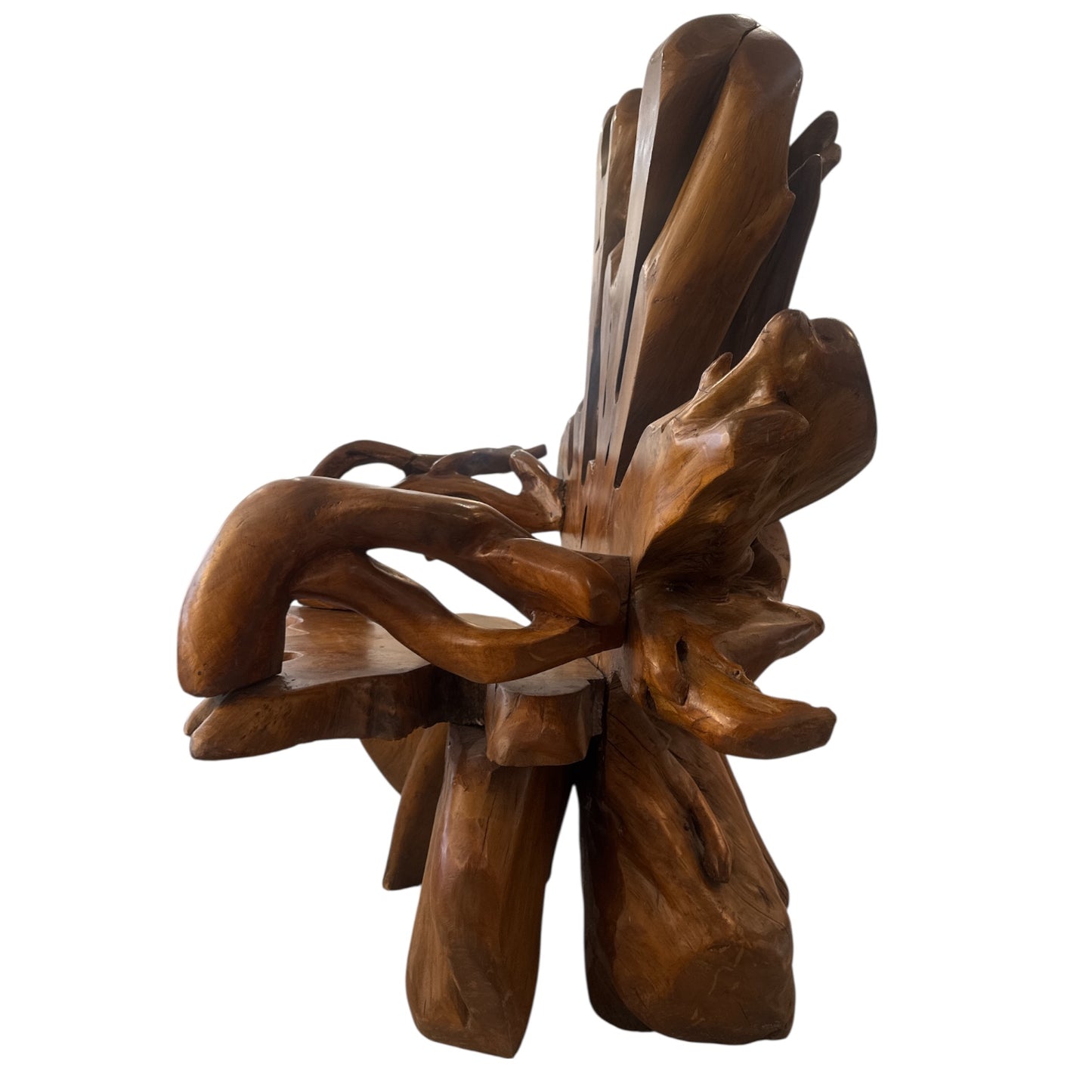 Large Root Wood Vintage Chair