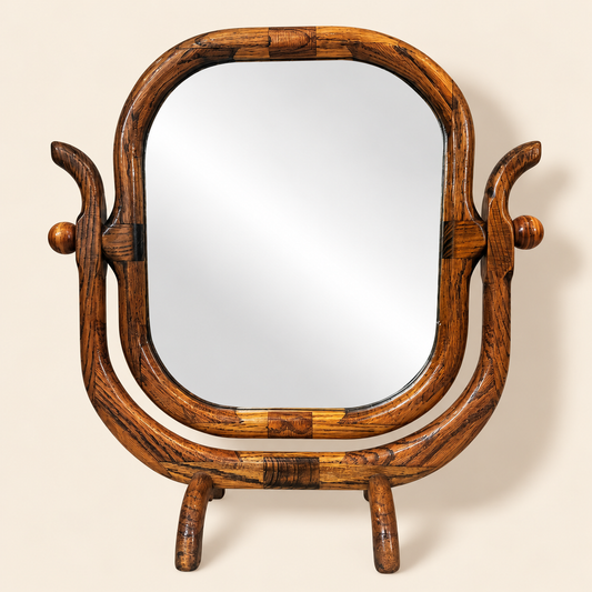 Vintage Swinging Adjustable Table Mirror