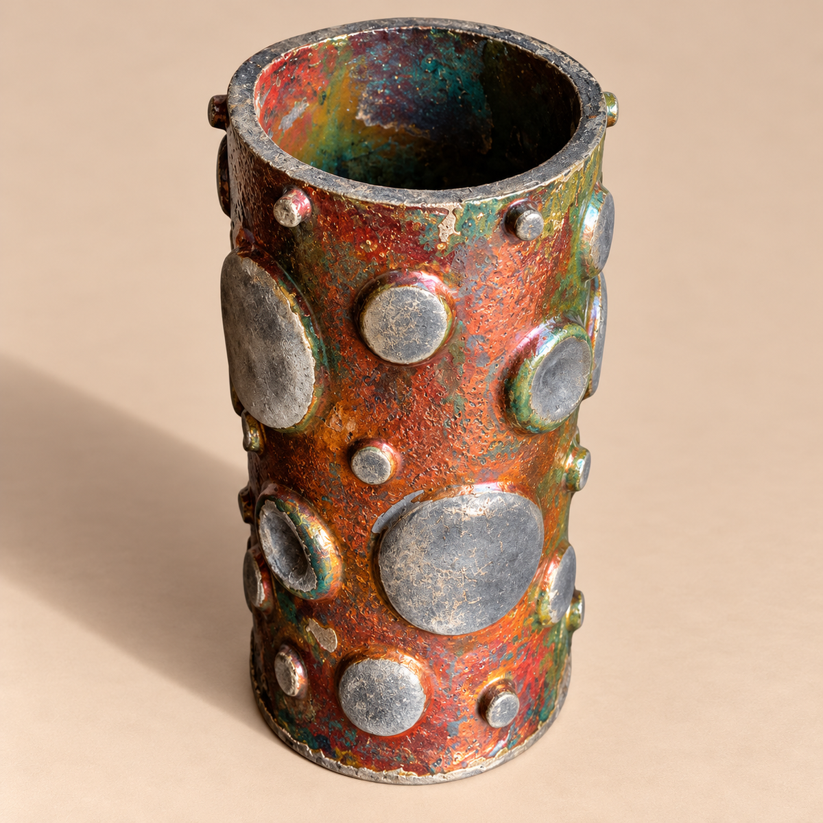 Artisan Brutalist Pottery Vase