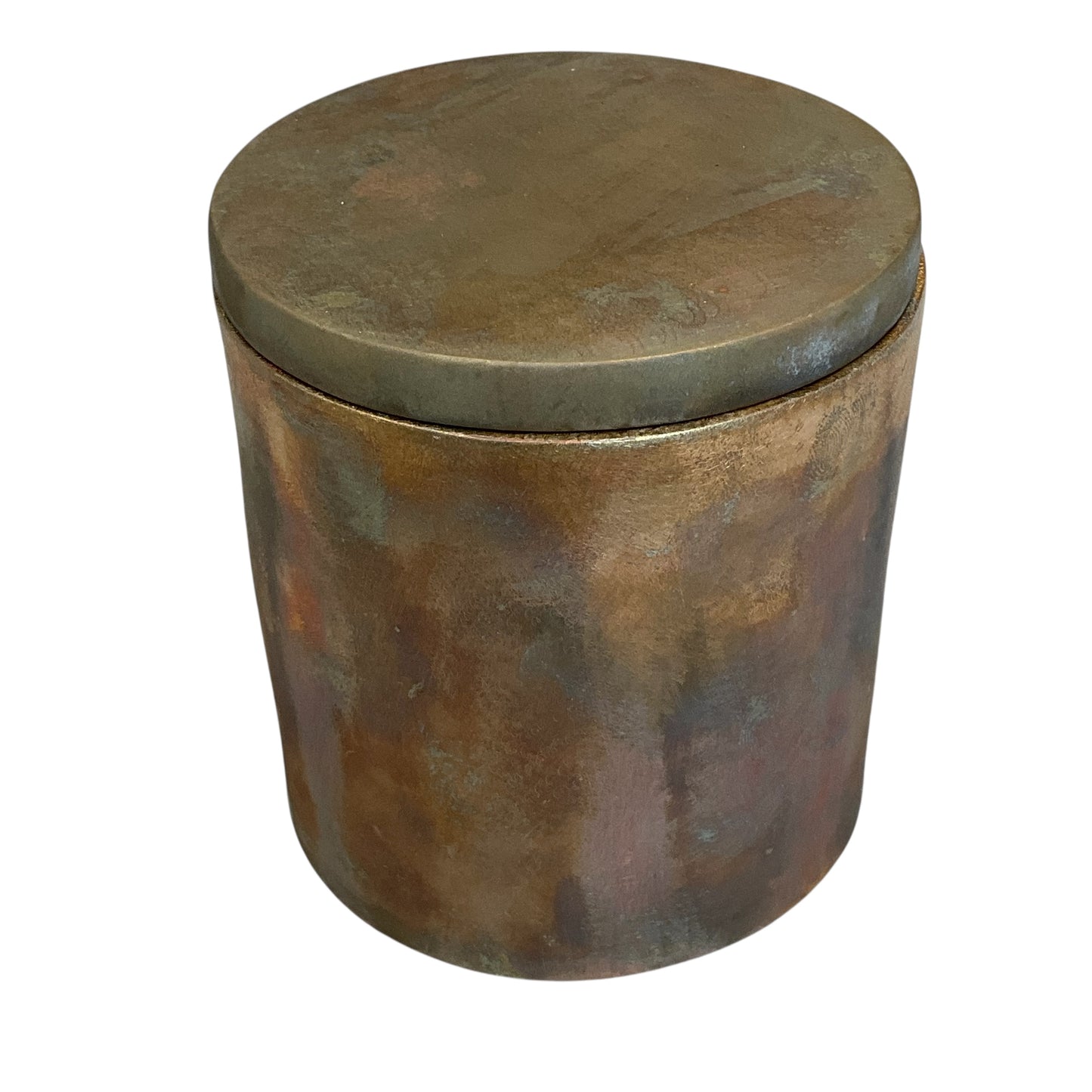 #B Solid Bronze Gardenia Candle with Lid