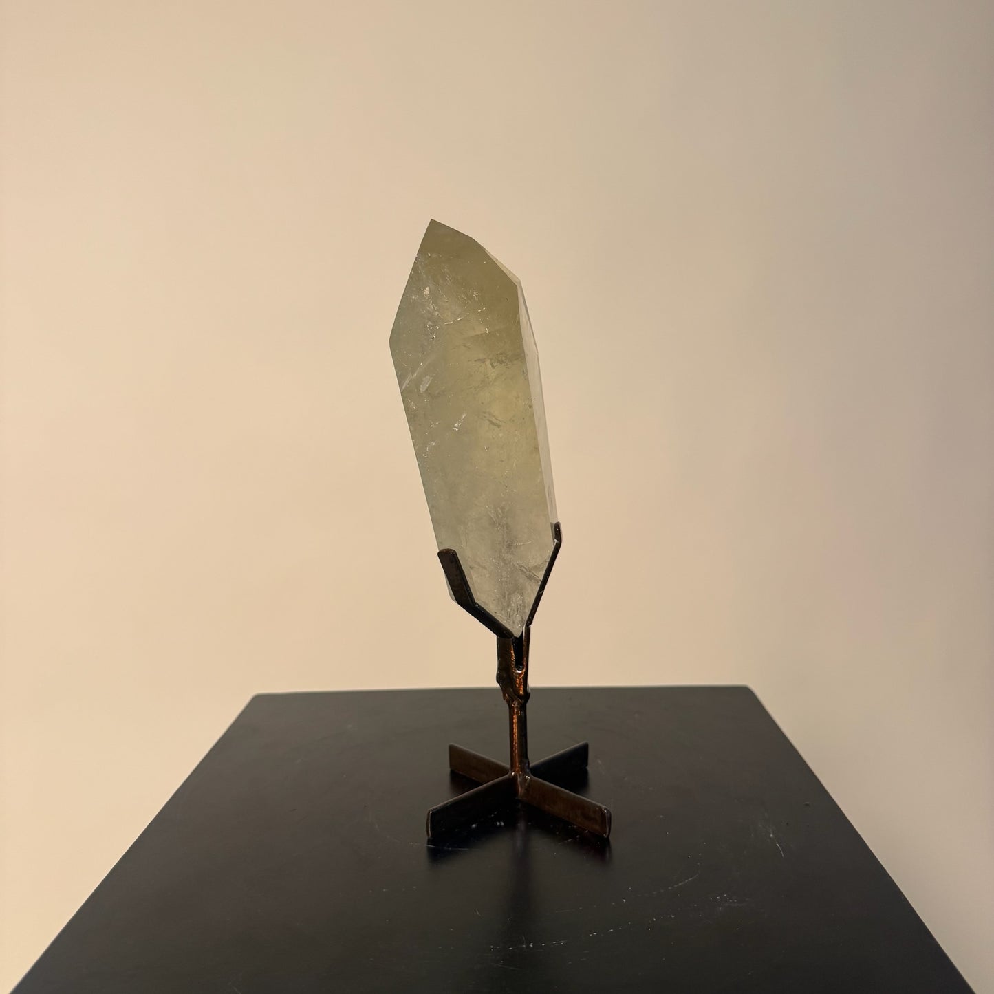 Citrine Crystal Polished Double Point on Stand