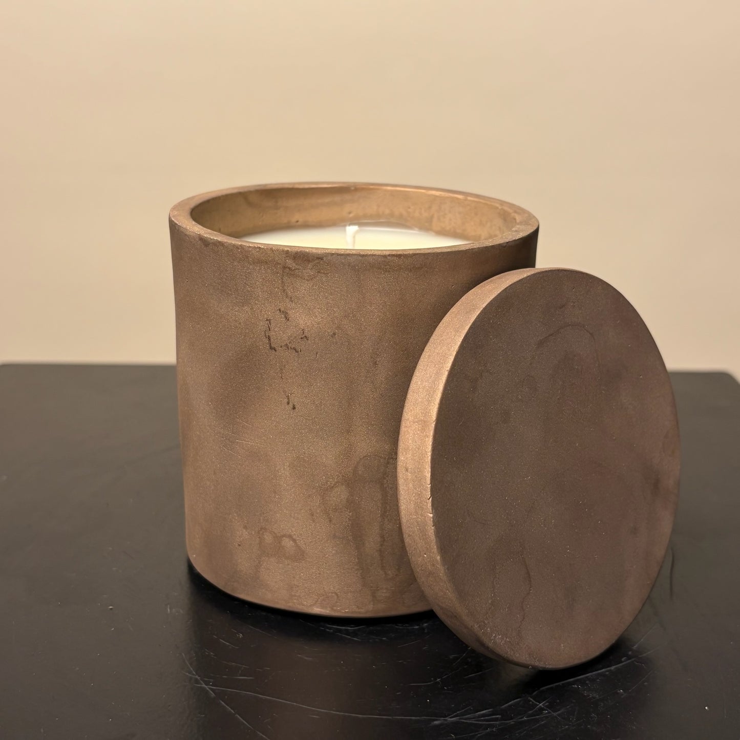 Solid Bronze Gardenia Candle 81