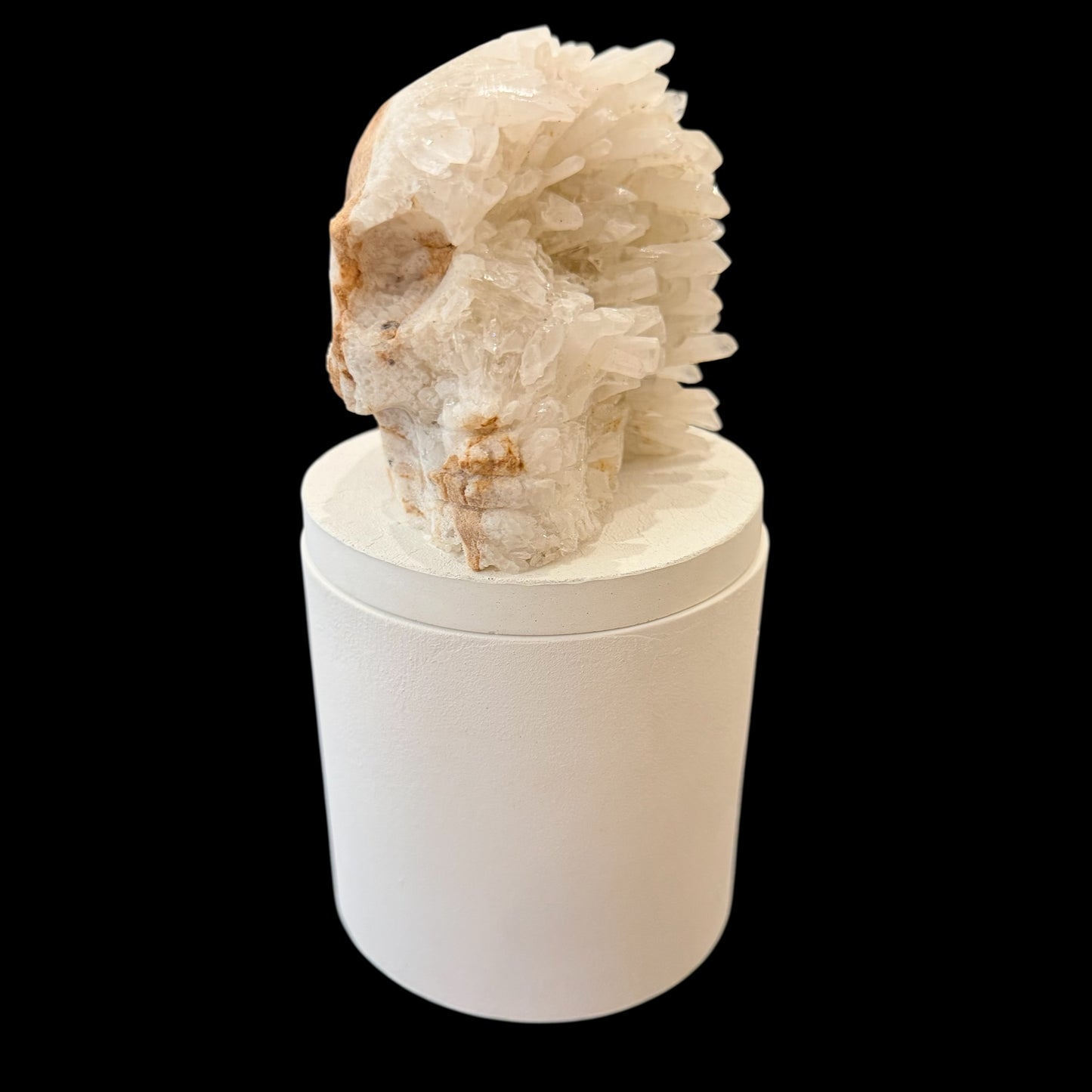 Quartz Crystal Skull Gardenia Candle #6