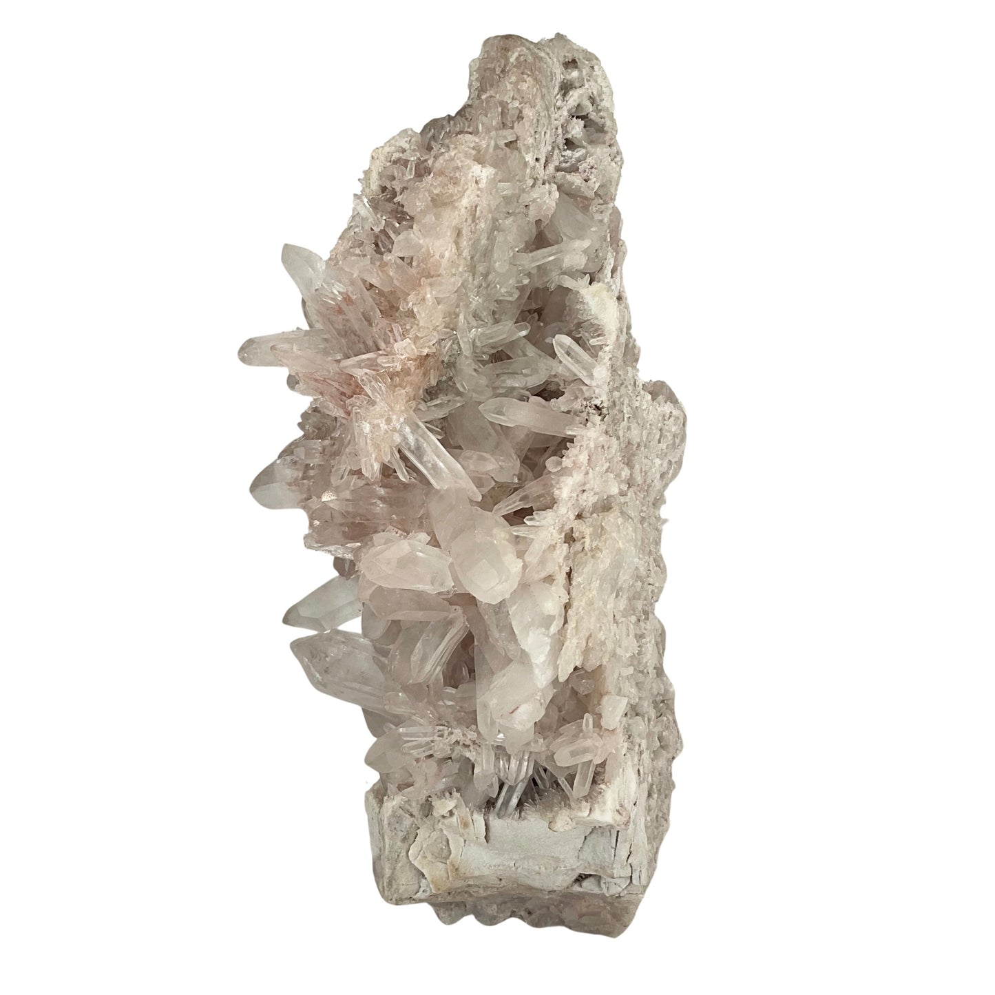 Himalayan Pink Quartz Crystal Large Generator Cluster