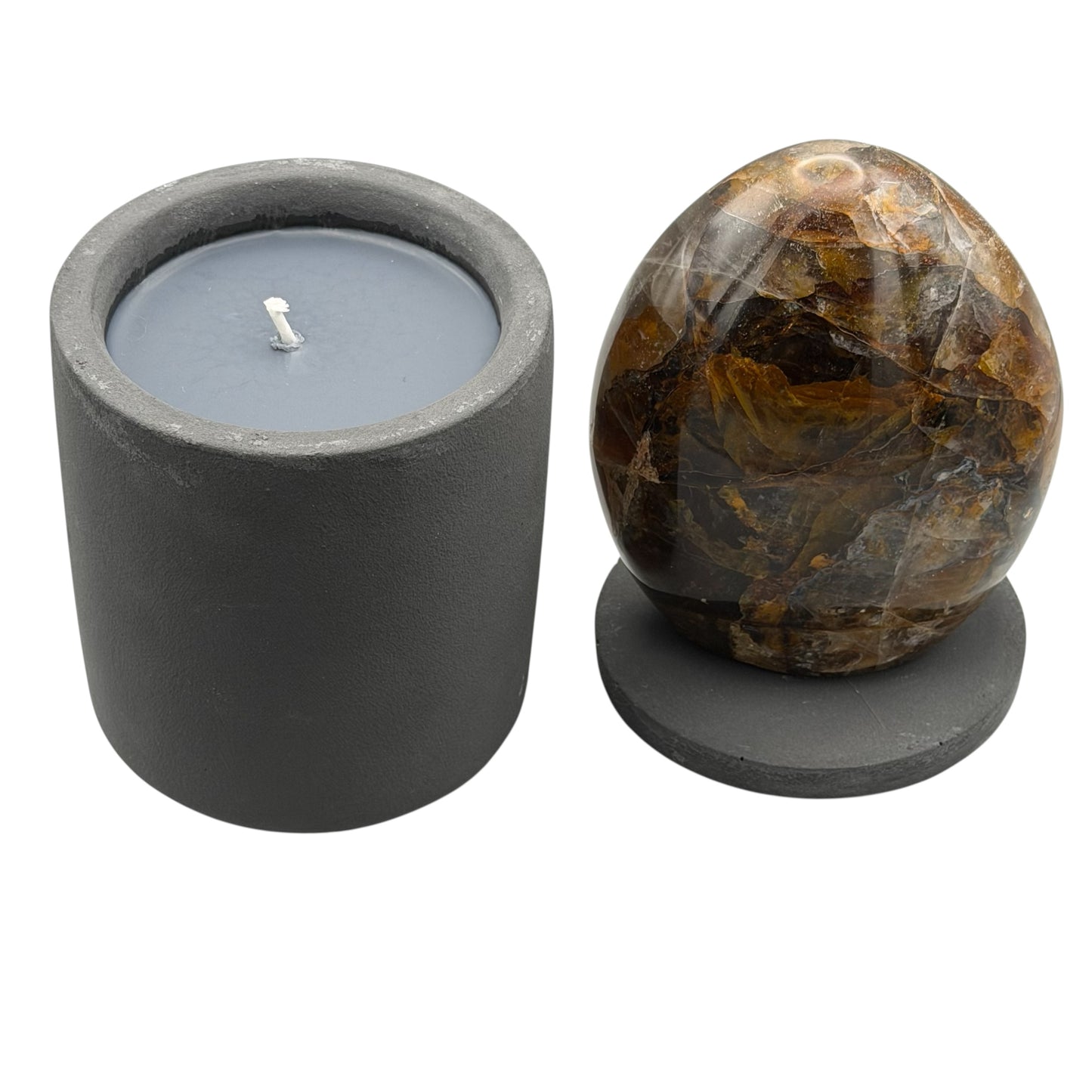 369 For House of Nulla Black Rose Candle with Golden Healer 21
