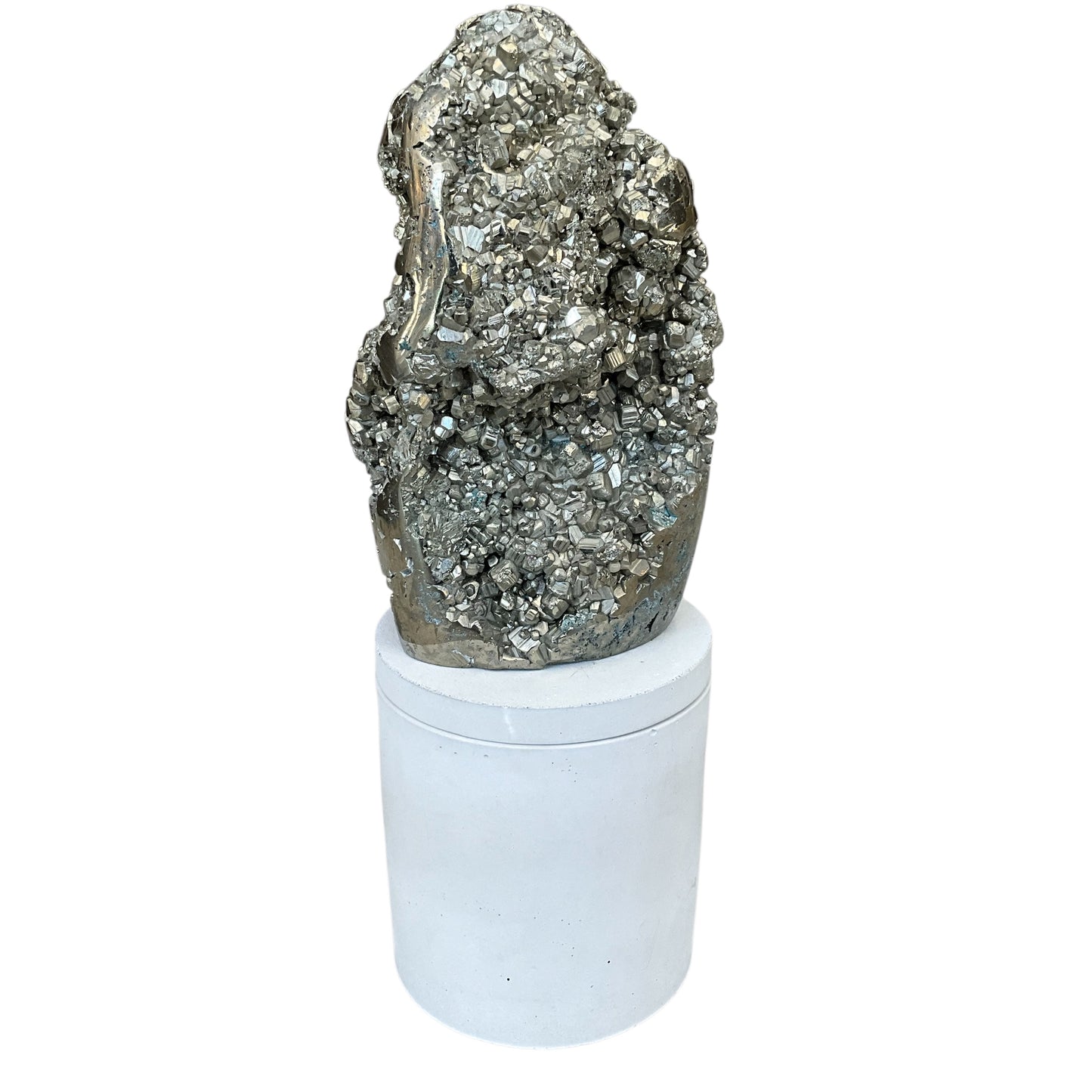 Abstract Pyrite Lid Gardenia Candle #4