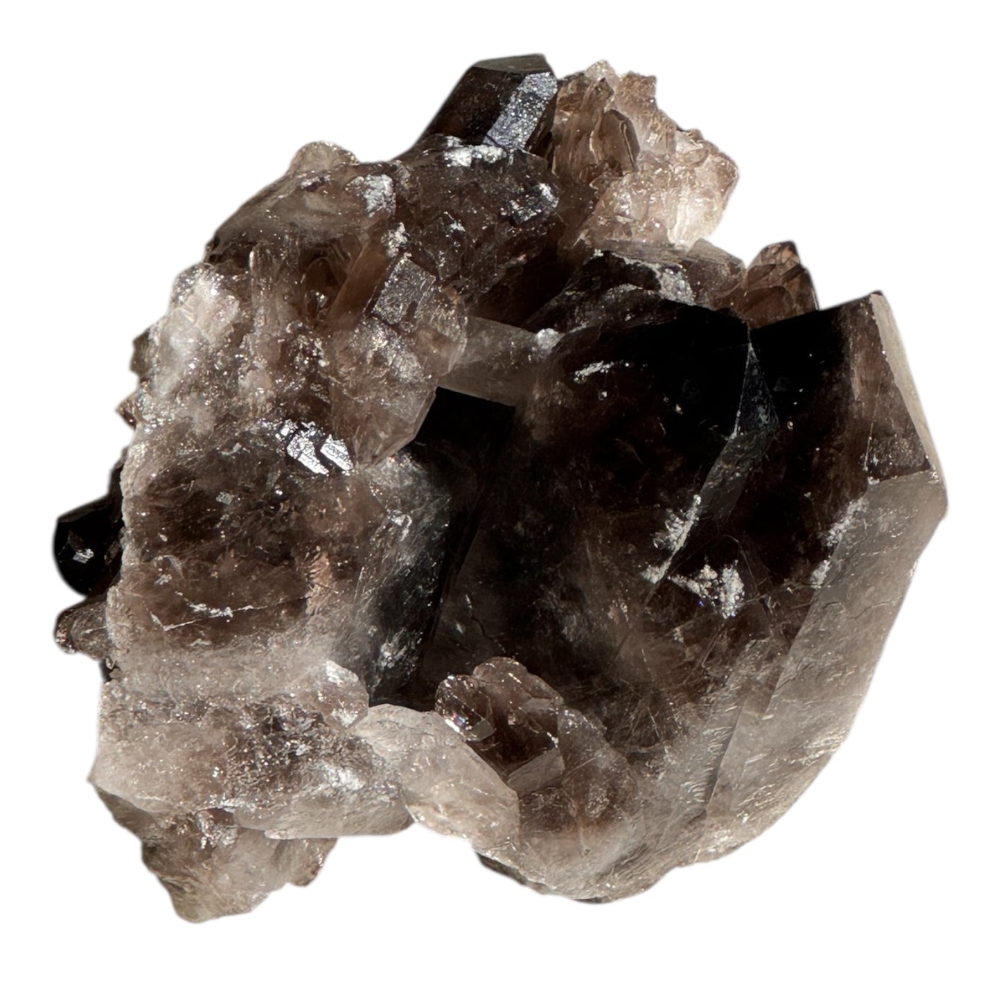 Smoky Quartz Abstract Generators Cluster