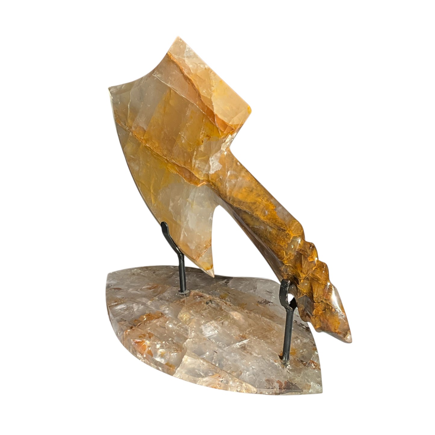 Hatchet #2 Hematoid Crystal with Crystal Base