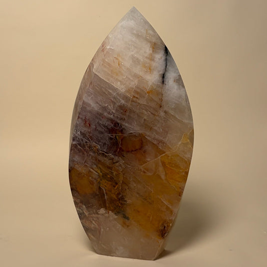 Golden Healer Large Flame Crystal