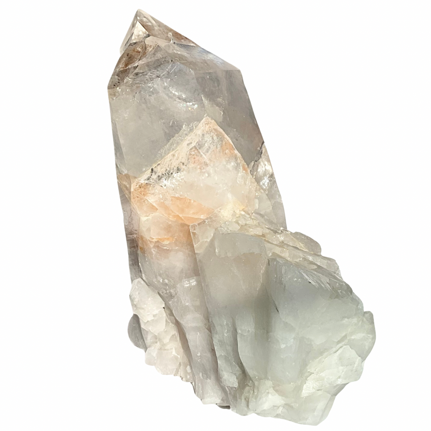 Quartz Crystal Large Generator Cluster Free-Standing