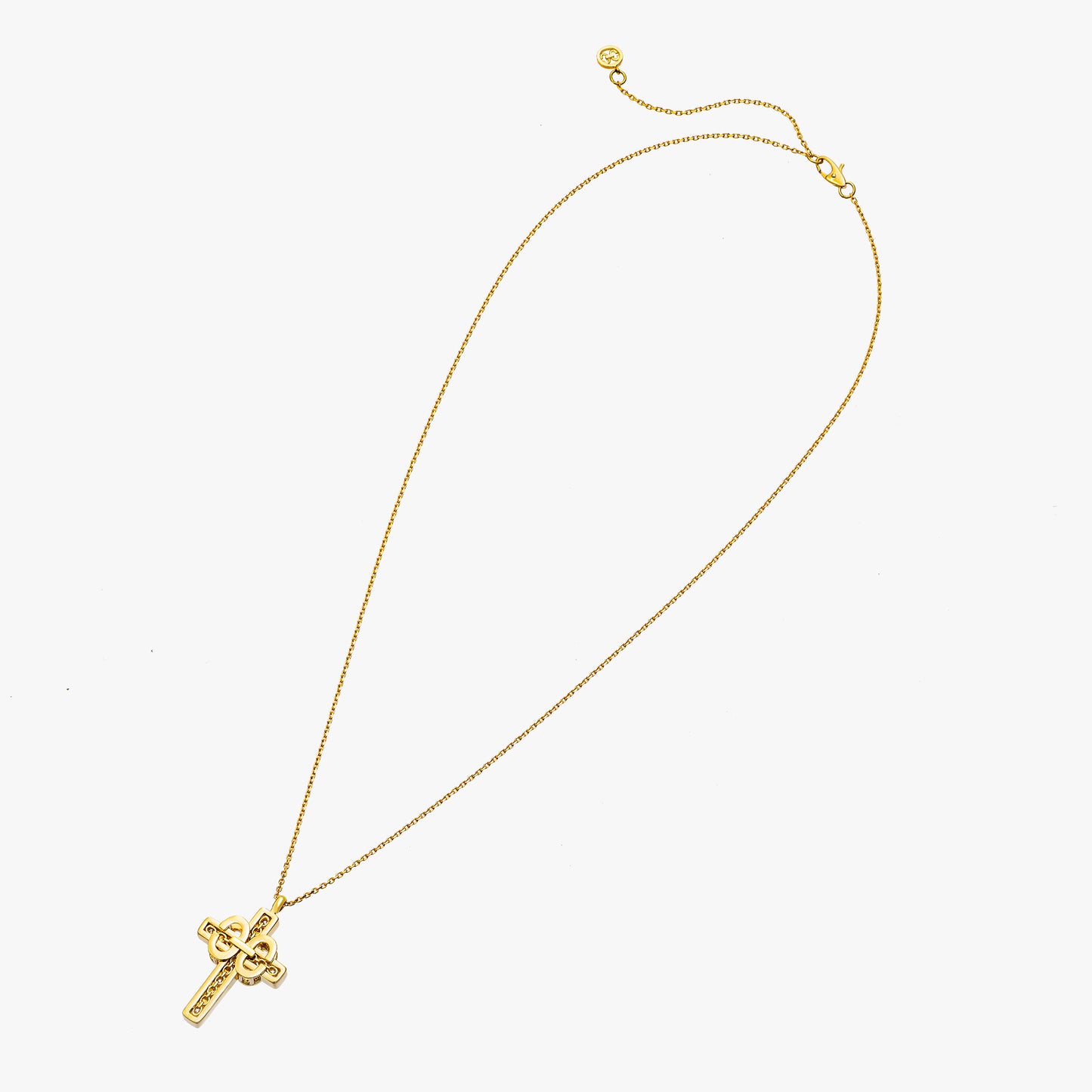 Harmony Iconic Cross Yellow Gold Necklace