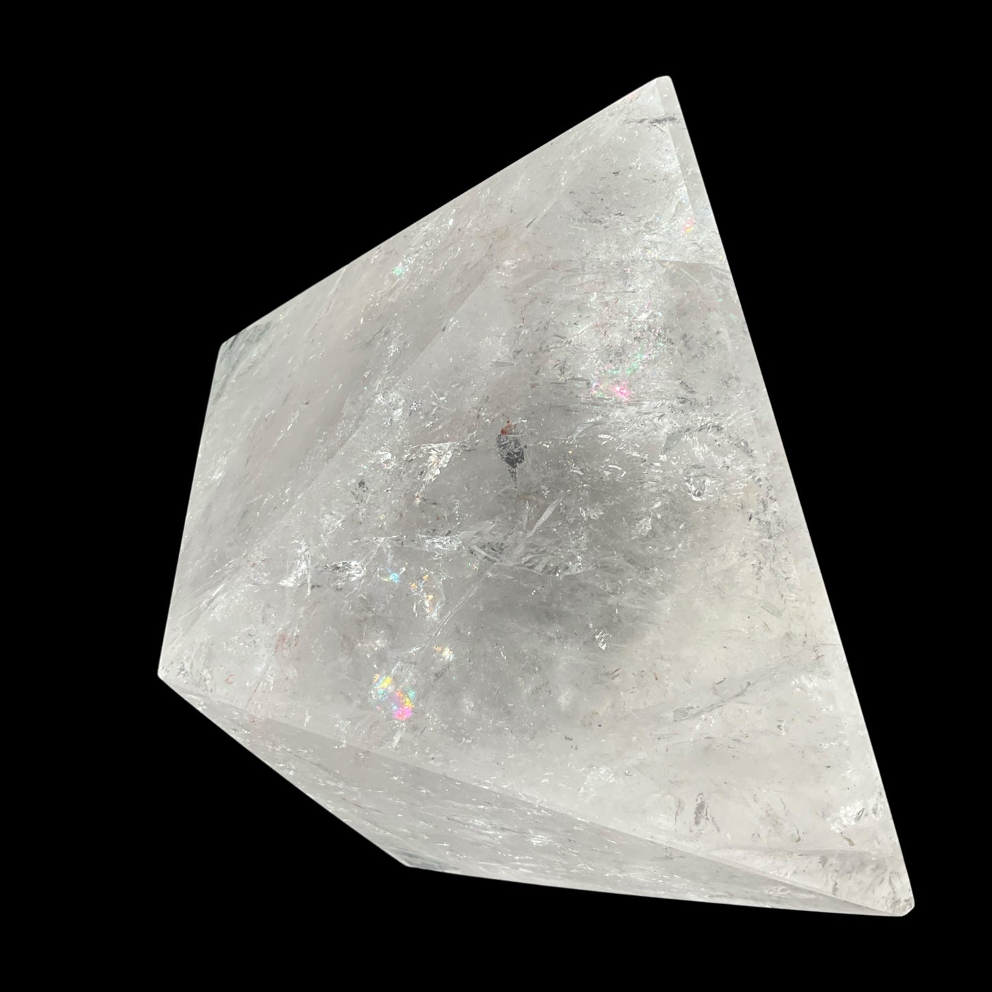 Quartz Crystal Bipyramid Polished Free-Standing
