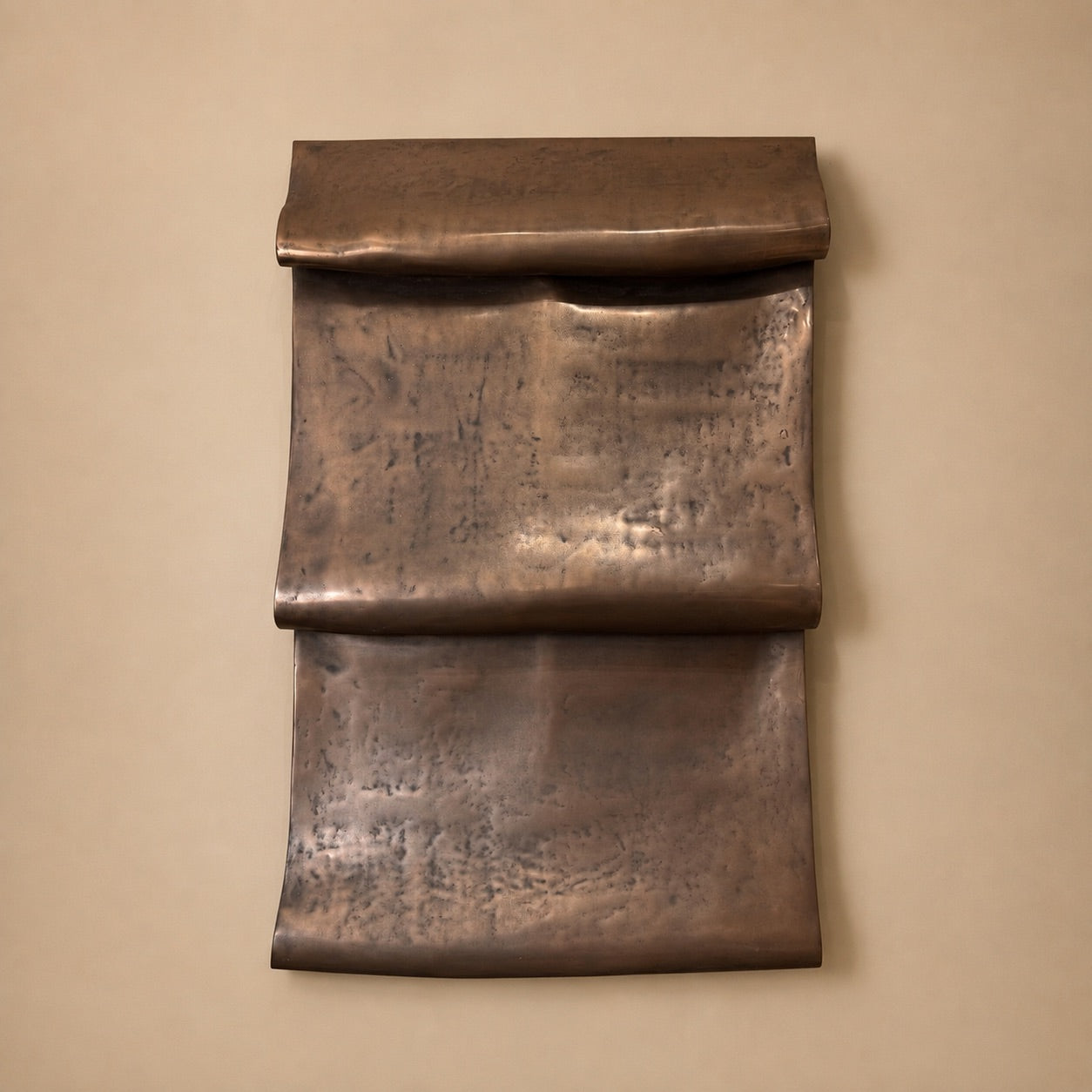 "Bronze Fold" Wall Hanging