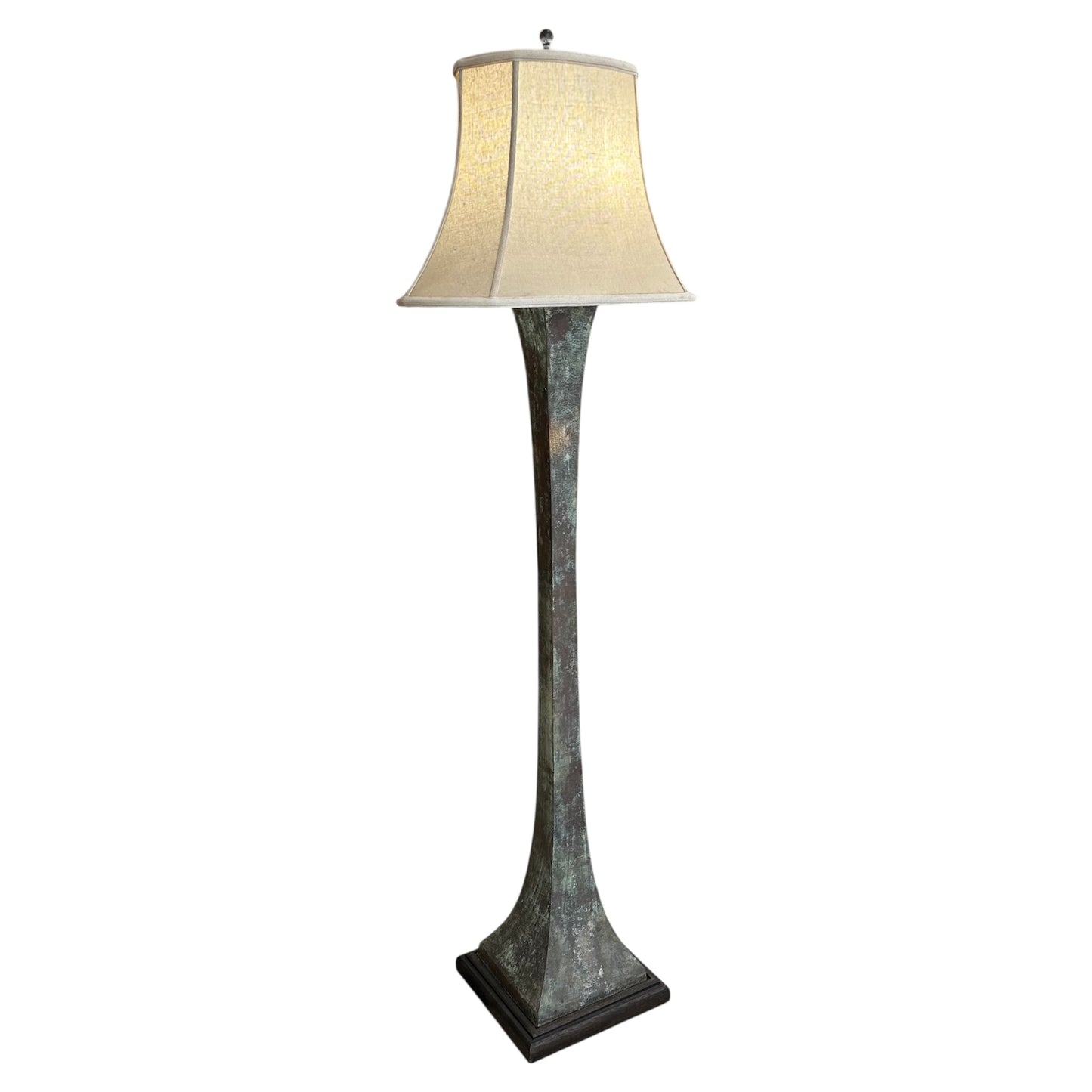 Verdigris Bronze Floor Lamp by Stewart Ross James