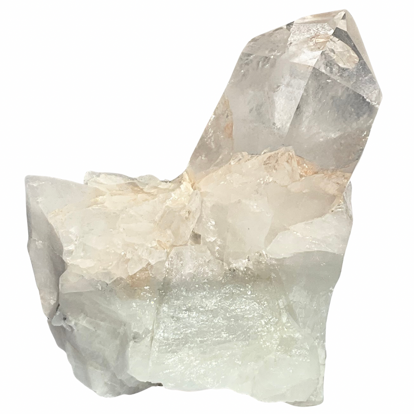 Quartz Crystal Large Generator Cluster Free-Standing