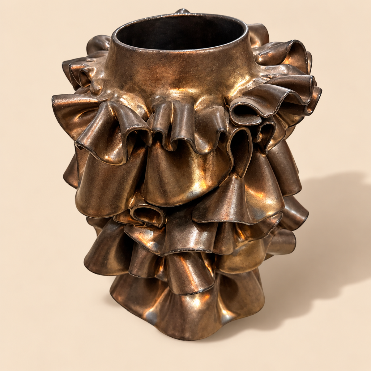 Ruffled Vase