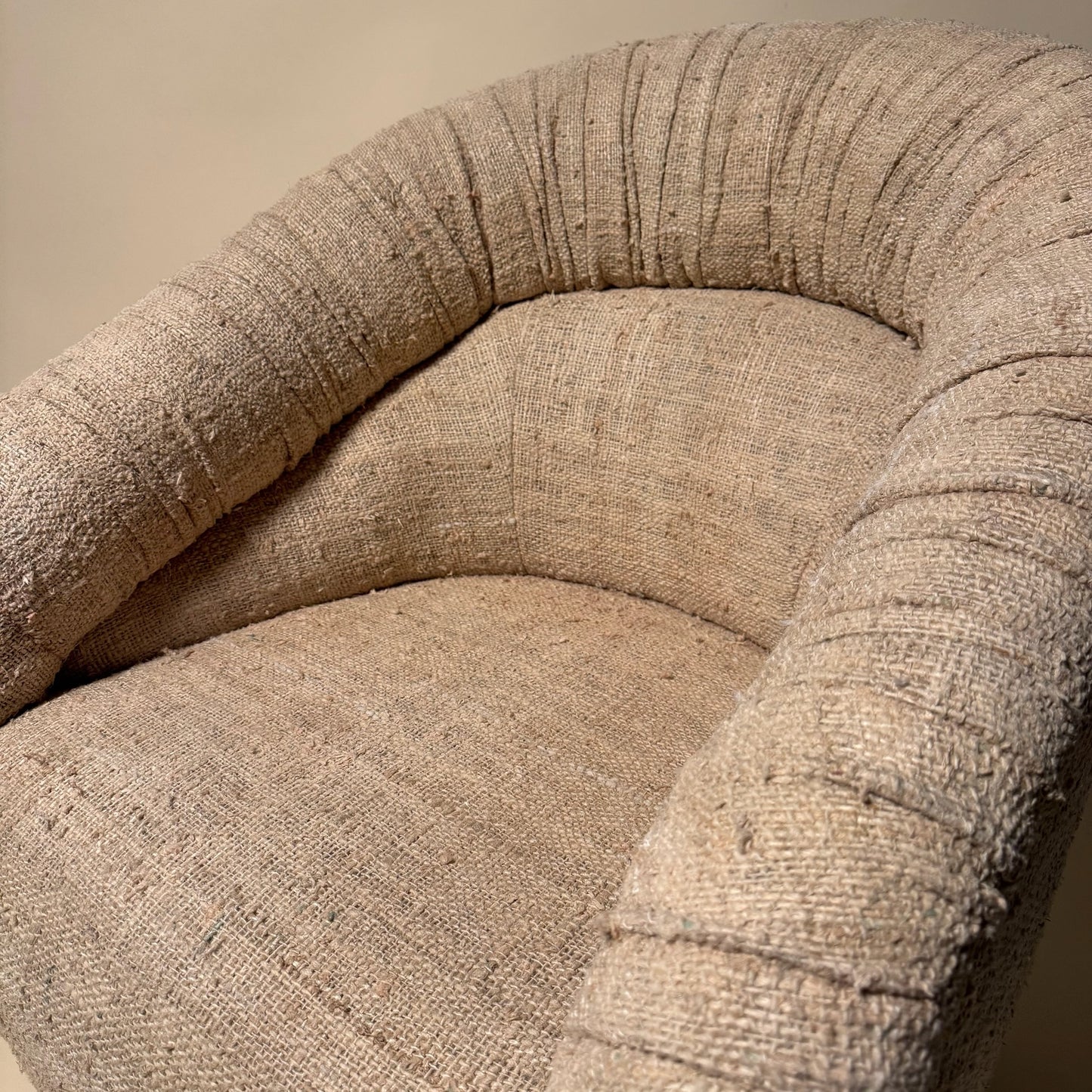 Custom Steve Chase Linen Chair