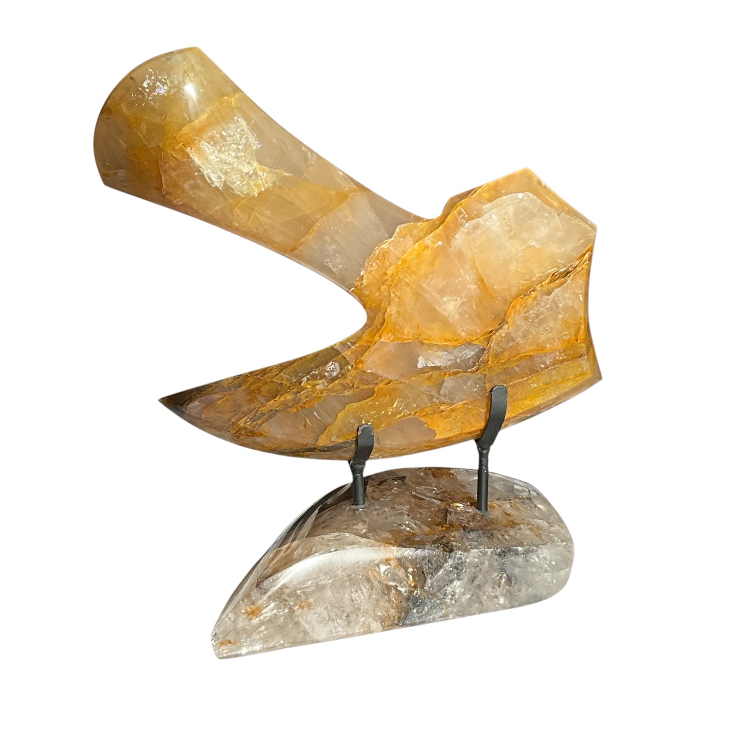 Hatchet #3 Hematoid Crystal with Crystal Base