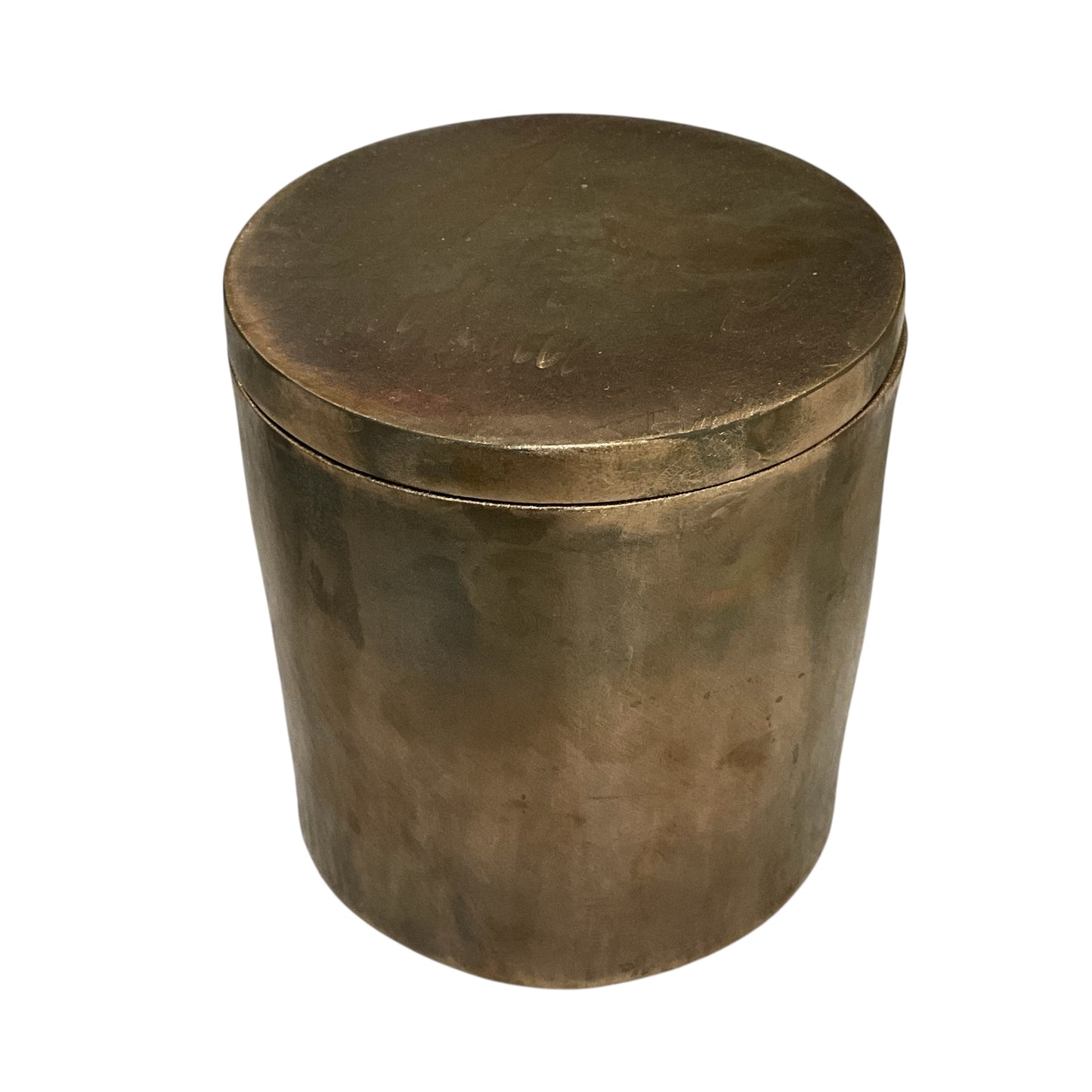 #H Solid Bronze Gardenia Candle with Lid