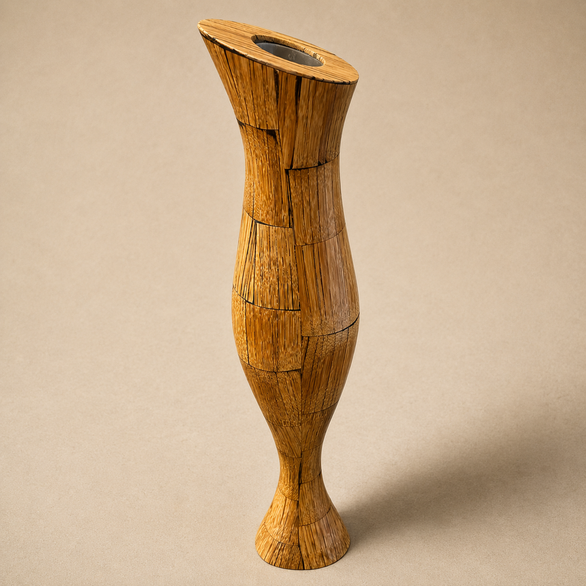 R&Y Augousti Paris Free Form Wood Vase