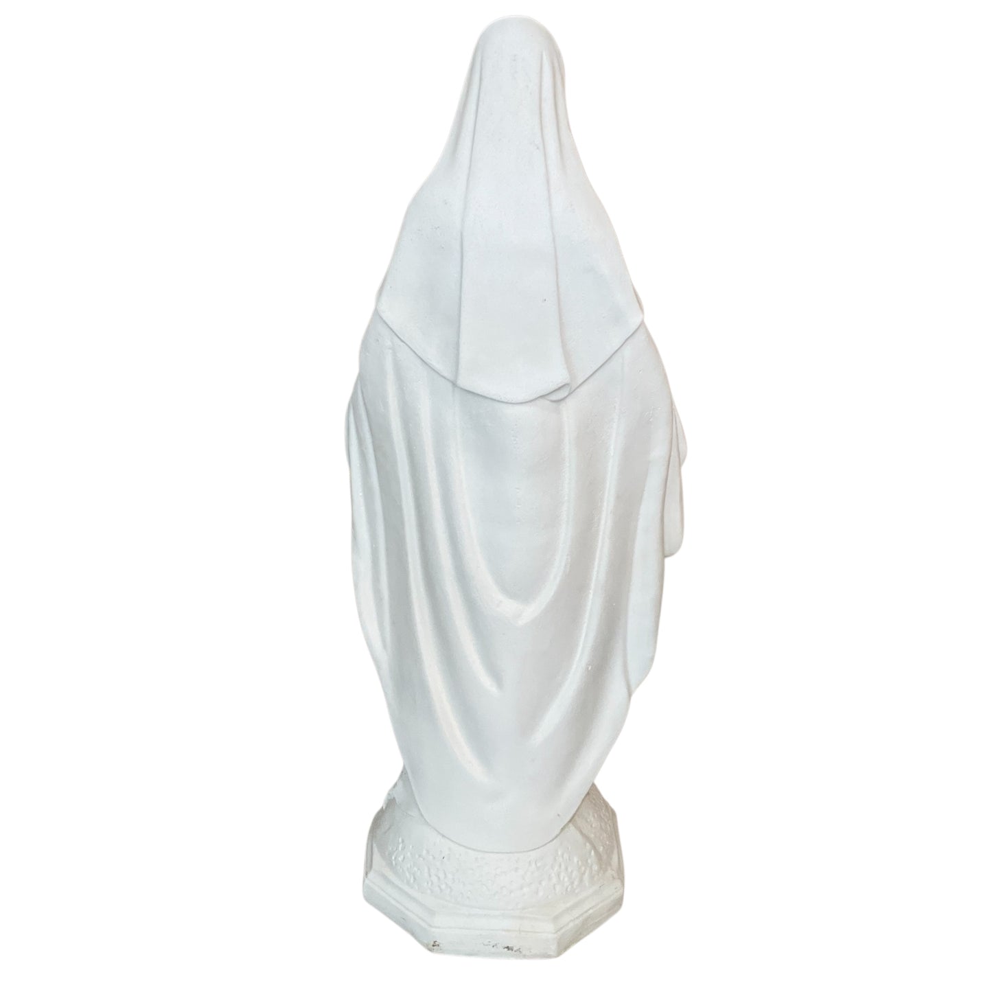 Mary Mommy White Plaster Sculpture by Bonnie Nelson
