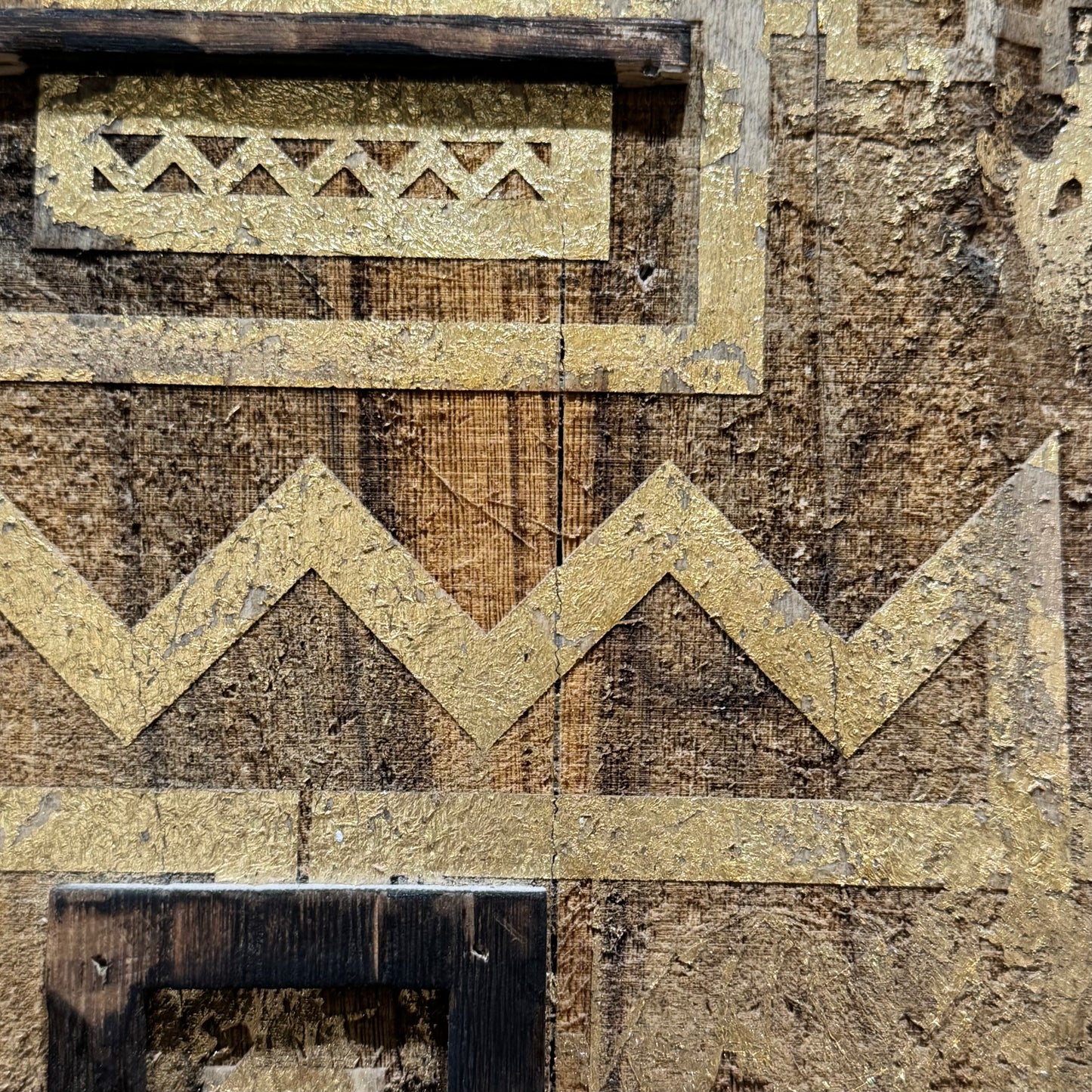 Wooden Brutalist Art