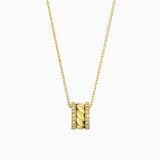 Birth Eternal Yellow Gold Necklace