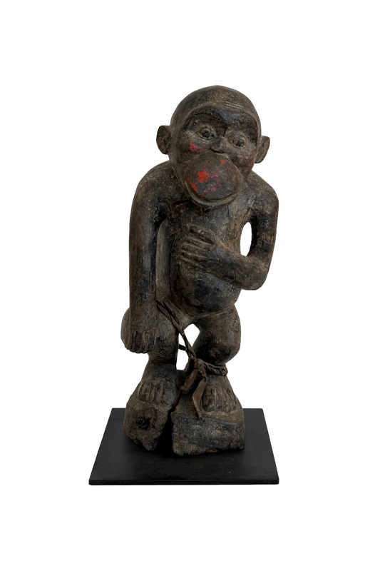 Fang (Bulu) Wooden Monkey Figure