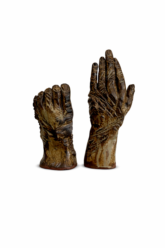 Contemporary Bronze Hand Sculpture