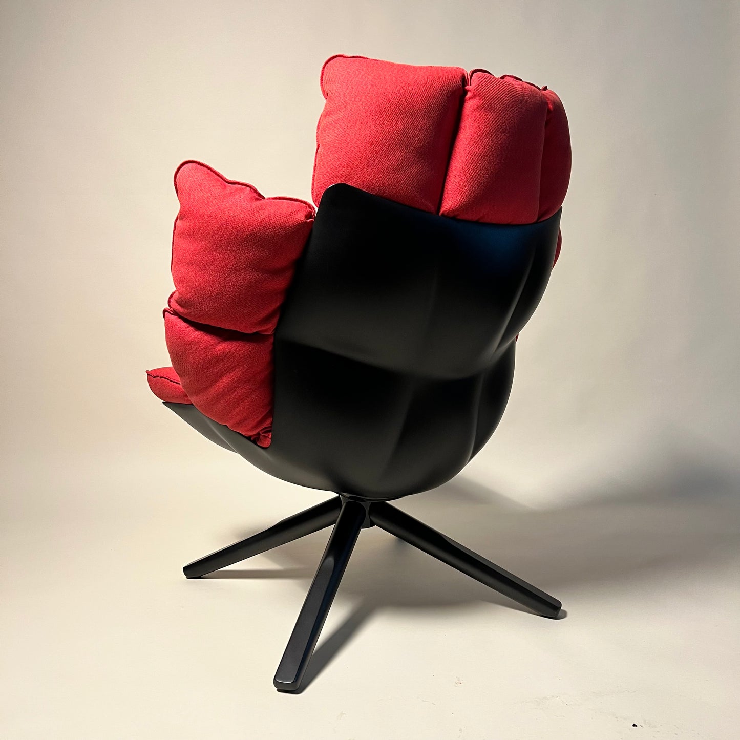 Red Vintage Mod. Husk Armchair