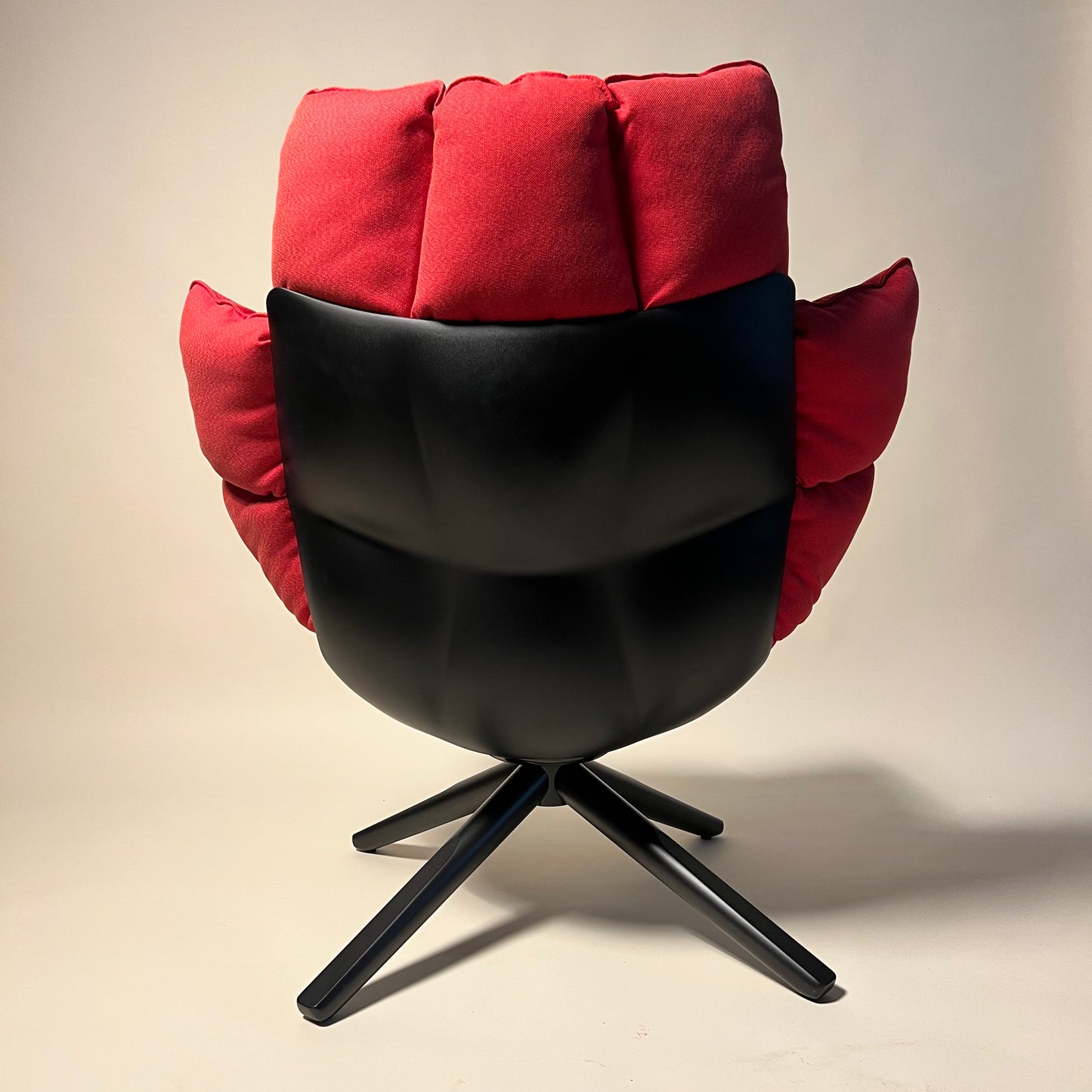 Red Vintage Mod. Husk Armchair