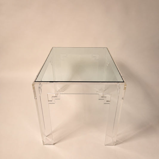 Pair of Lucite Side Tables by Jeffrey Bigelow